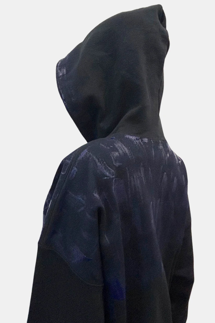 ZIP-UP HOODIE deadstock hand painted