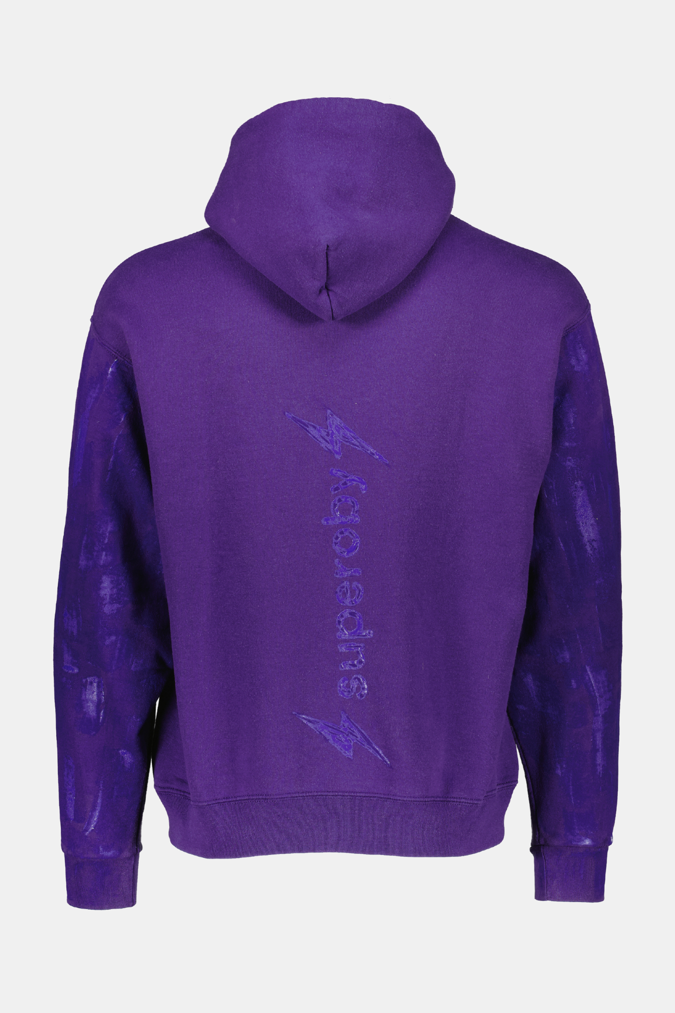 HOODIE upcycled hand painted