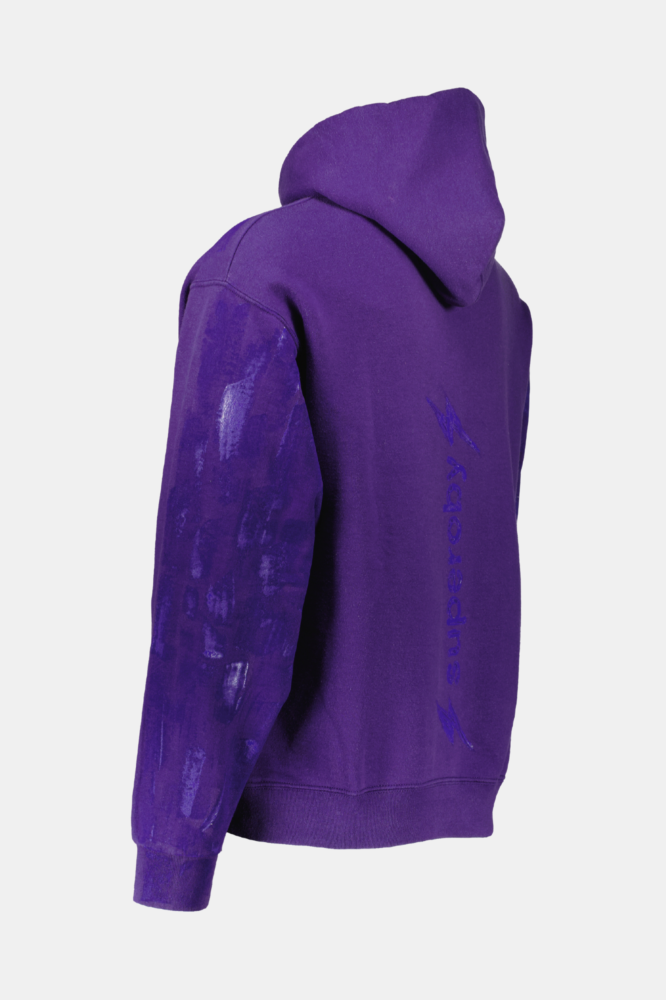 HOODIE upcycled hand painted