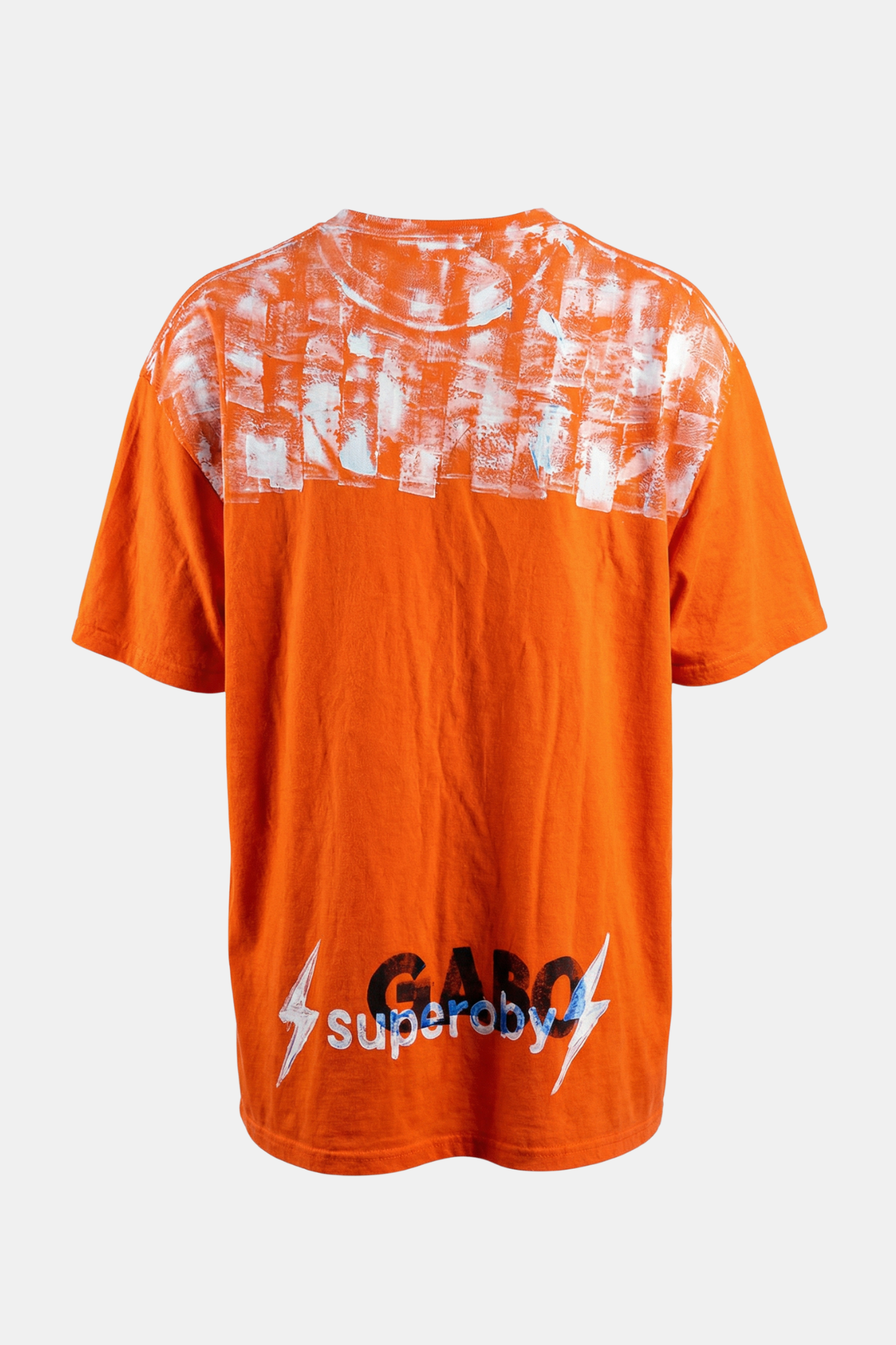 T-SHIRT - ⚡︎superoby⚡︎ by GABO - upcycled hand painted