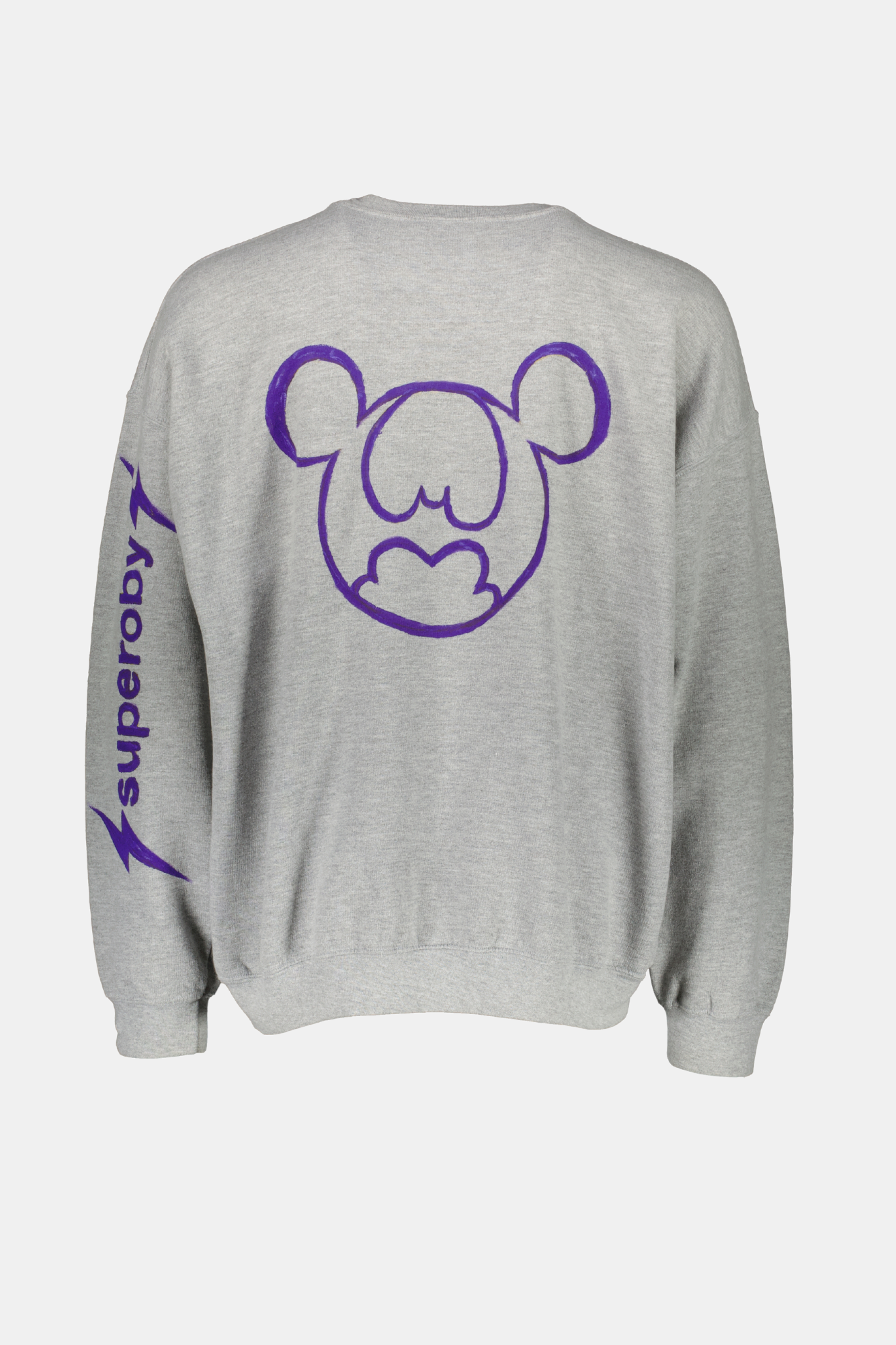 SWEATSHIRT upcycled hand painted