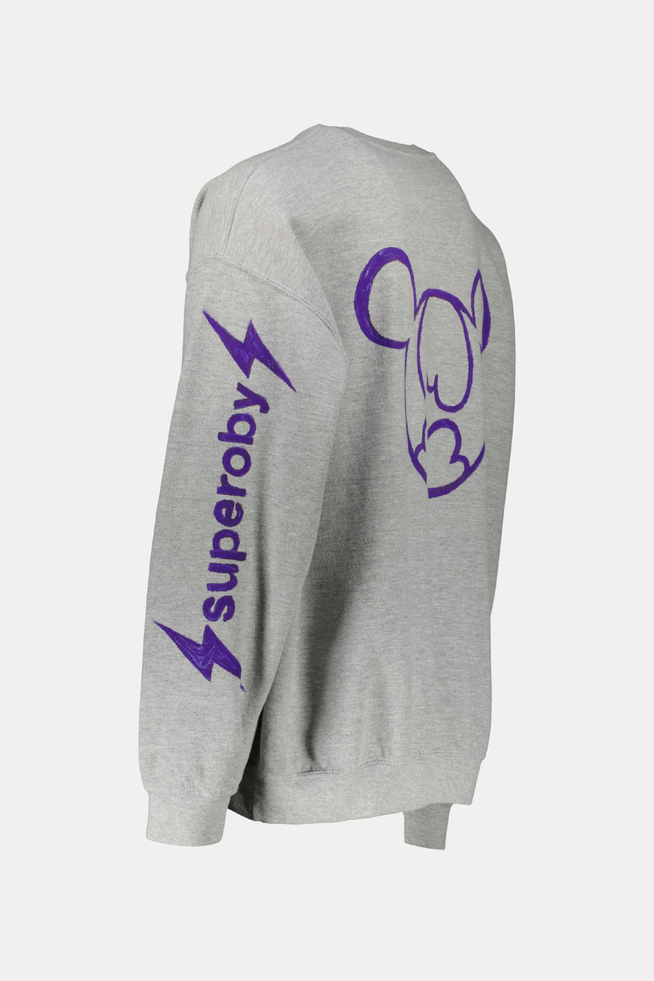 SWEATSHIRT upcycled hand painted