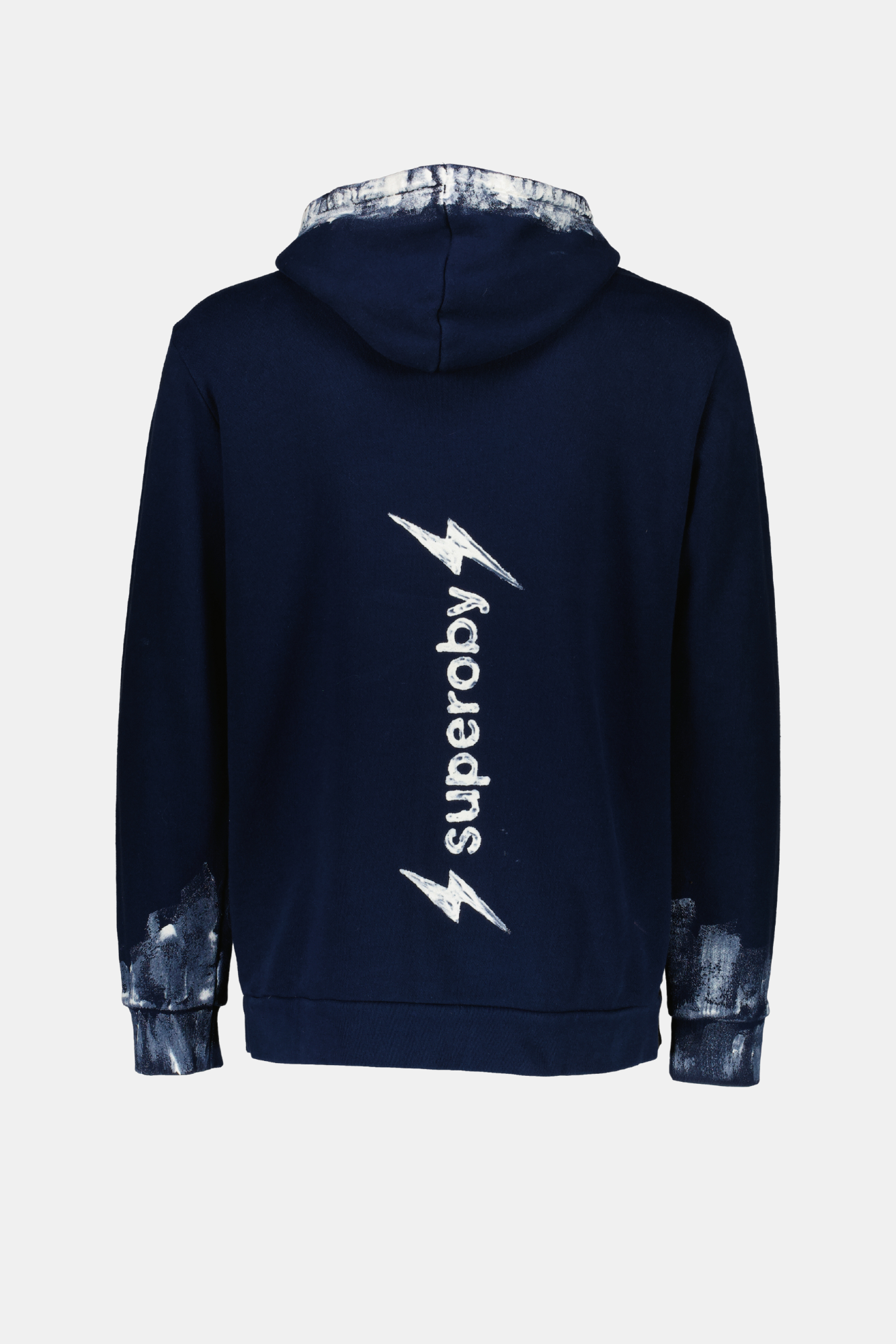 HOODIE upcycled hand painted