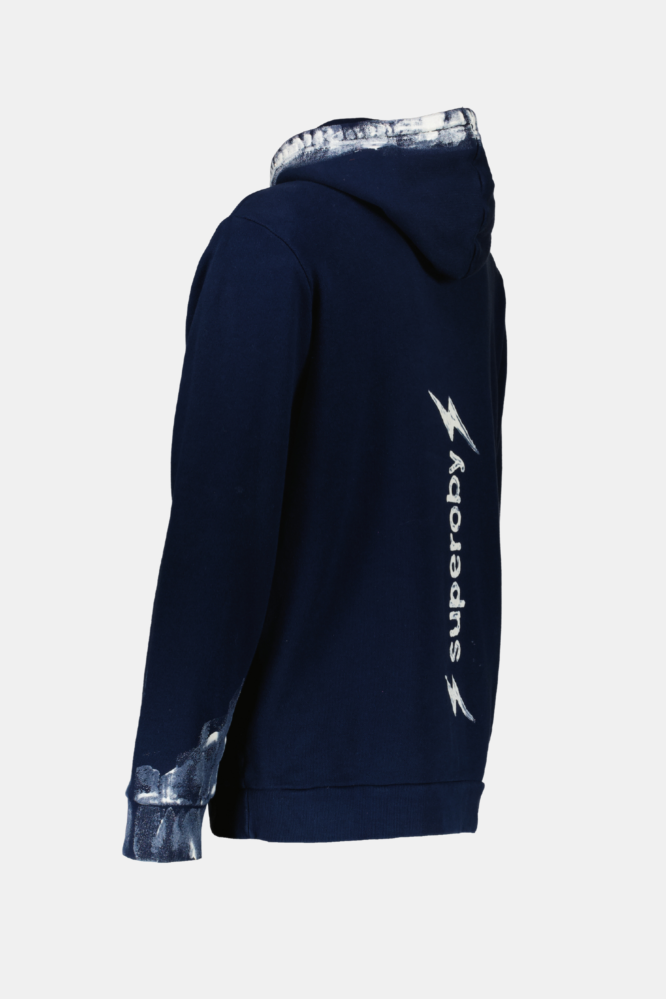 HOODIE upcycled hand painted