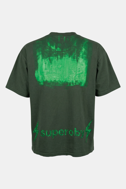 T-SHIRT  upcycled hand painted