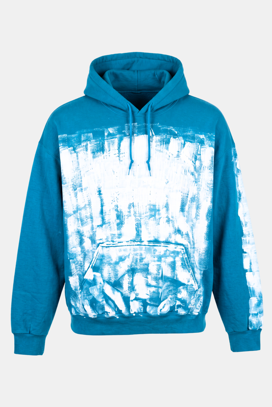 HOODIE upcycled hand painted