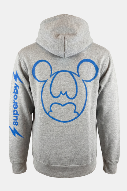 HOODIE upcycled hand painted