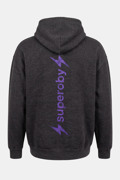 HOODIE upcycled hand painted