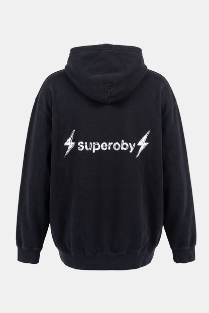 HOODIE upcycled hand painted