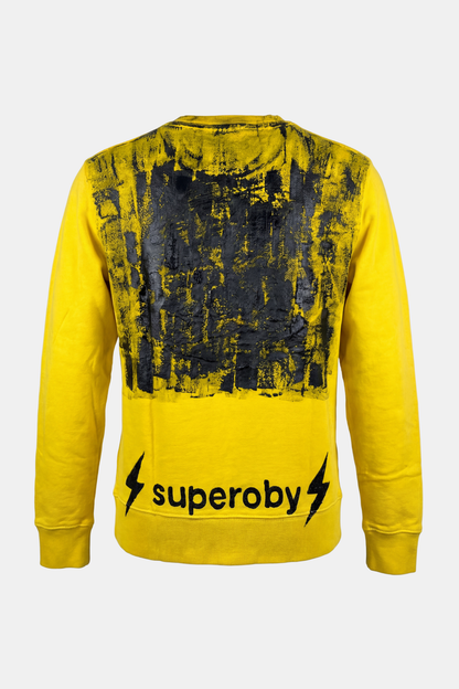 SWEATSHIRT upcycled hand painted