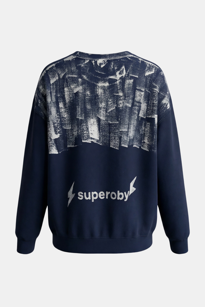 SWEATSHIRT deadstock hand painted