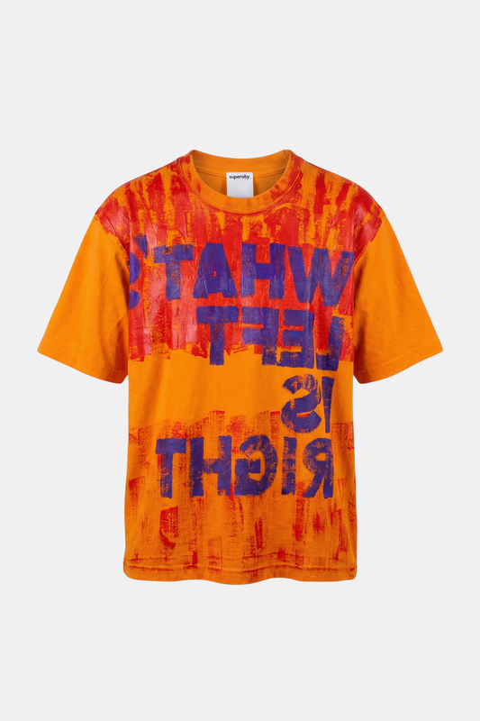 T-SHIRT - ⚡︎superoby⚡︎ by GABO - upcycled hand painted