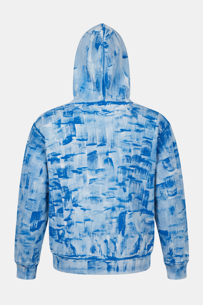 HOODIE upcycled hand painted