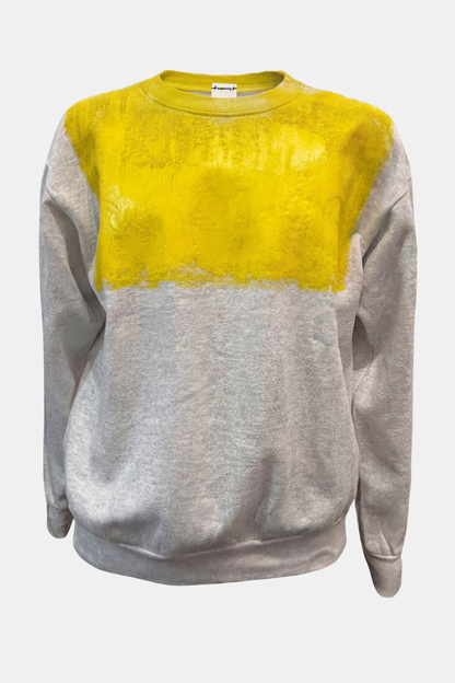 SWEATSHIRT upcycled hand painted
