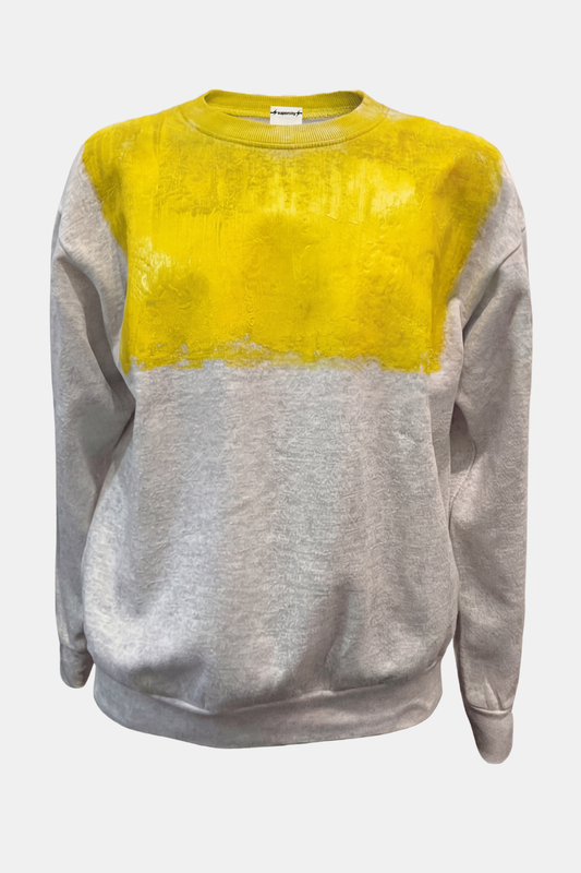 SWEATSHIRT upcycled hand painted