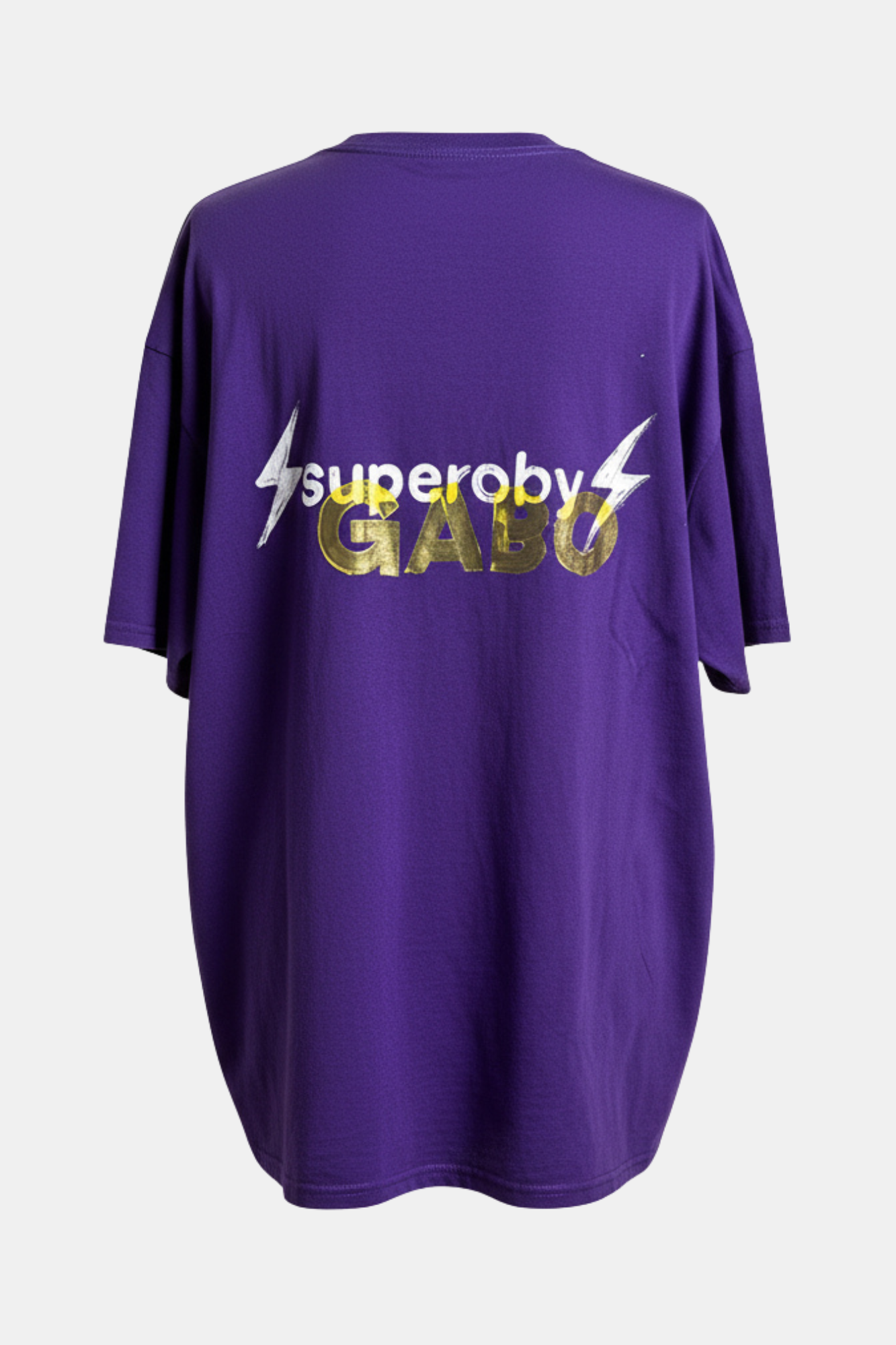 T-SHIRT - ⚡︎superoby⚡︎ by GABO - upcycled hand painted