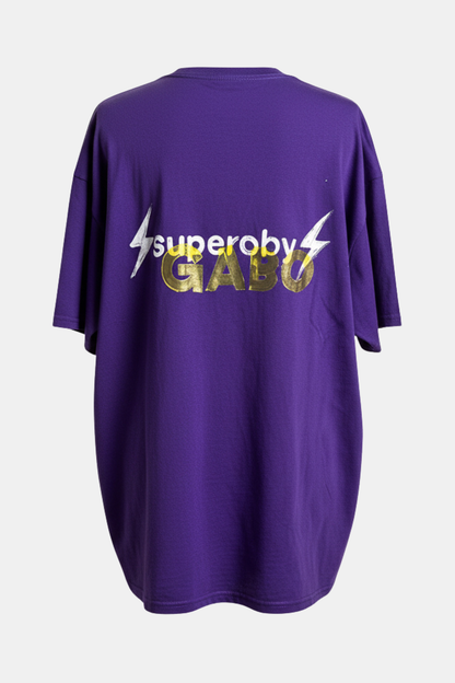 T-SHIRT - ⚡︎superoby⚡︎ by GABO - upcycled hand painted