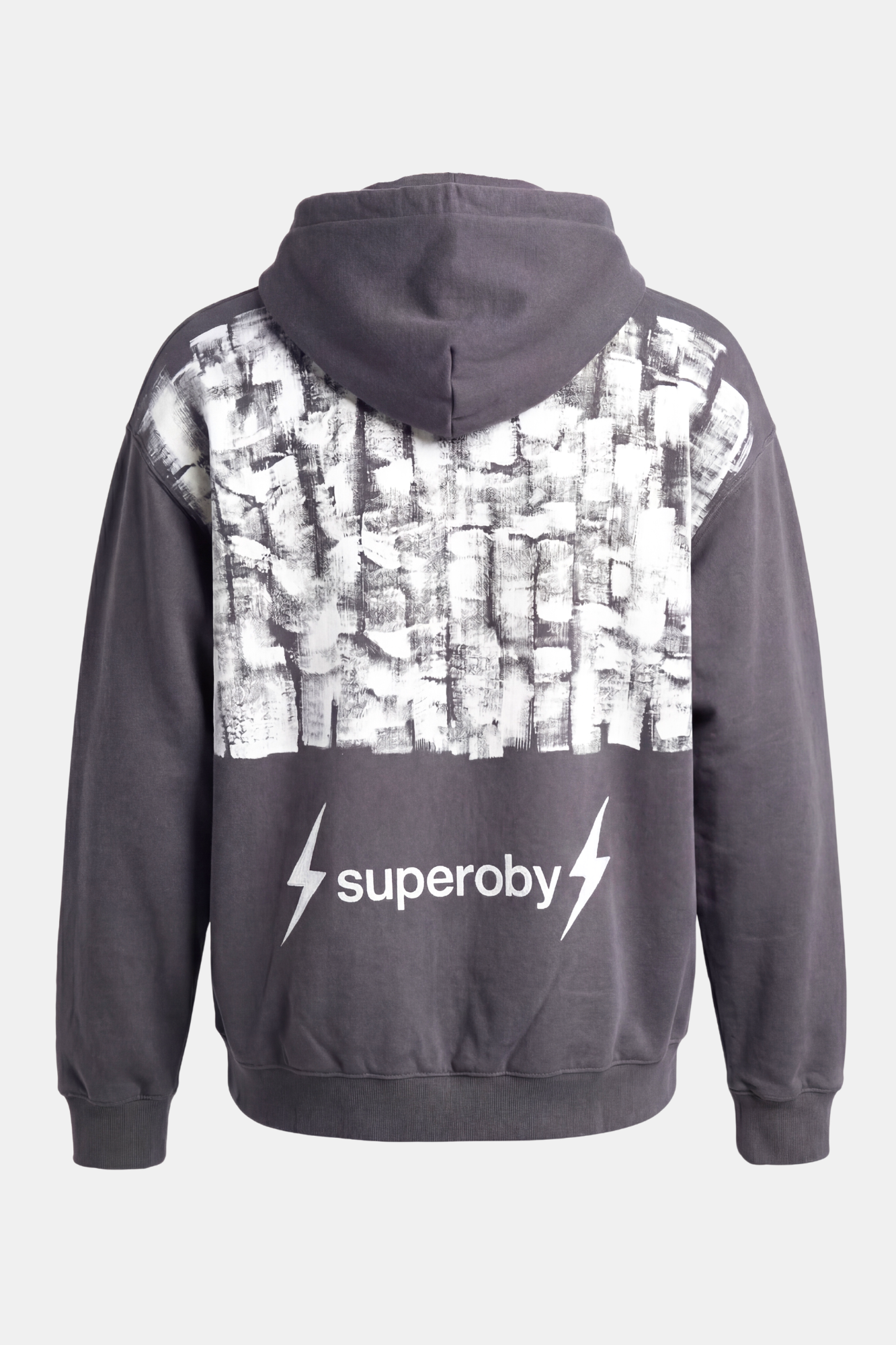 ZIP-UP HOODIE deadstock hand painted