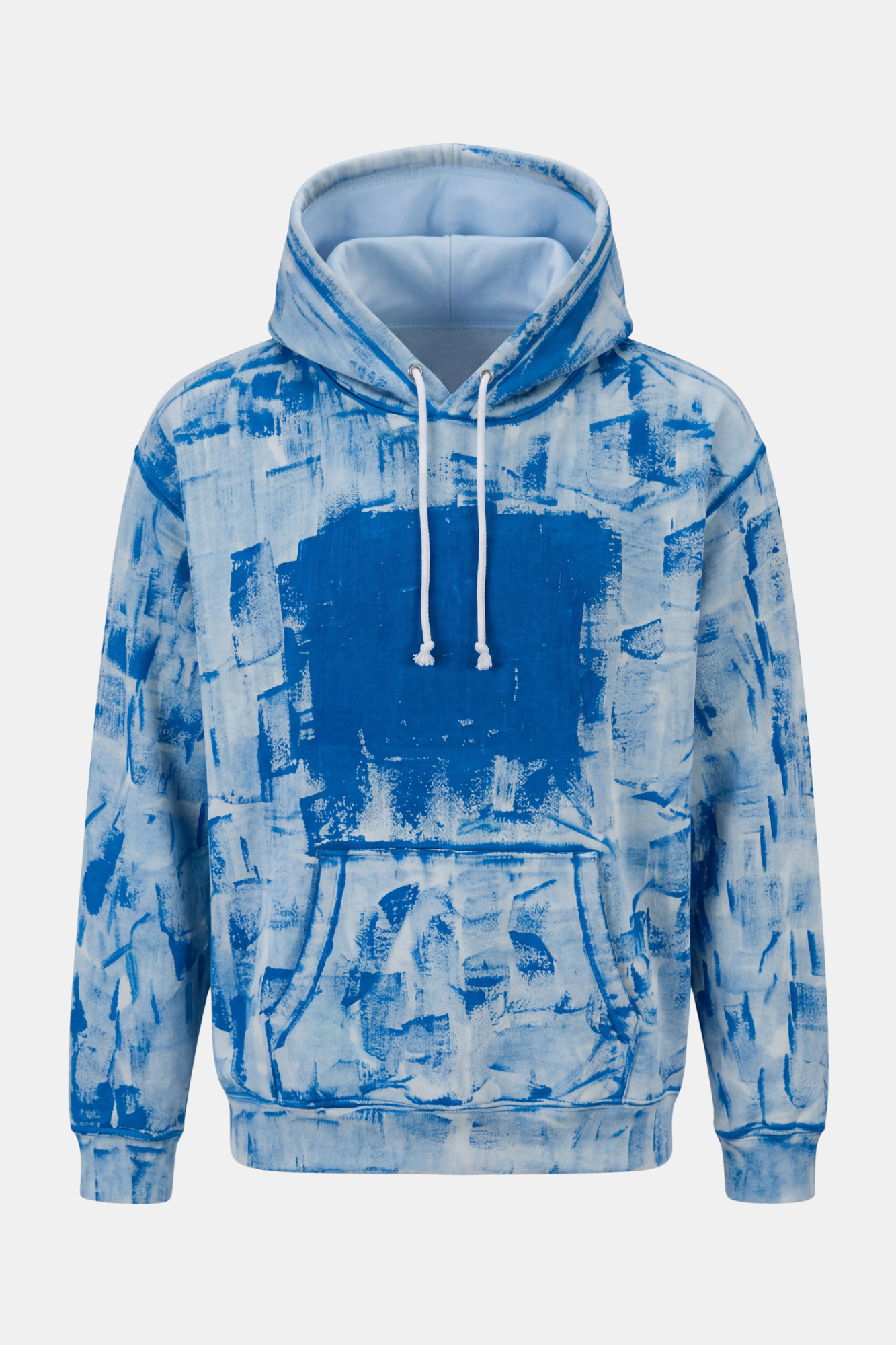 HOODIE upcycled hand painted