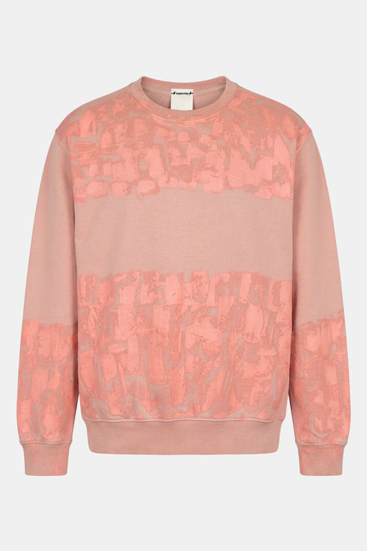 SWEATSHIRT upcycled hand painted
