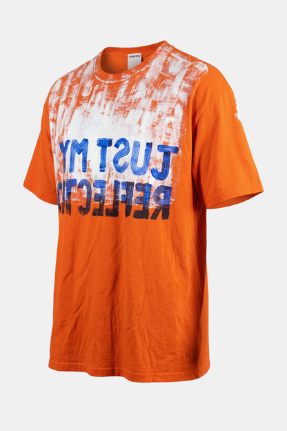 T-SHIRT - ⚡︎superoby⚡︎ by GABO - upcycled hand painted