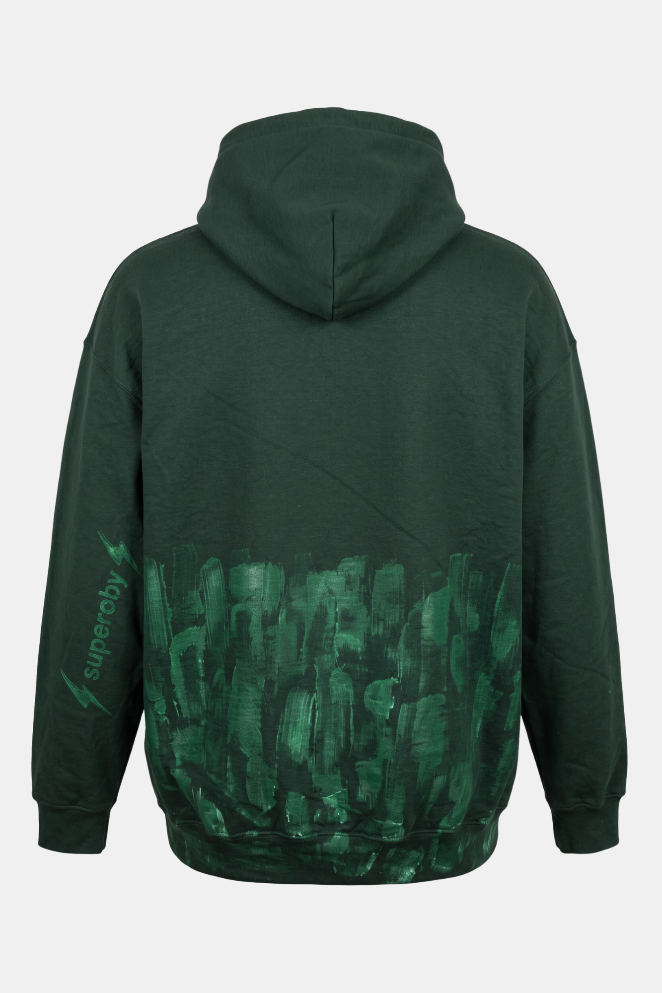 ZIP-UP HOODIE deadstock hand painted