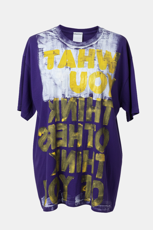 T-SHIRT - ⚡︎superoby⚡︎ by GABO - upcycled hand painted