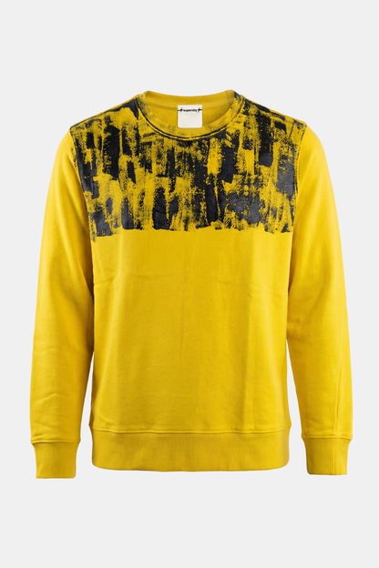 SWEATSHIRT upcycled hand painted