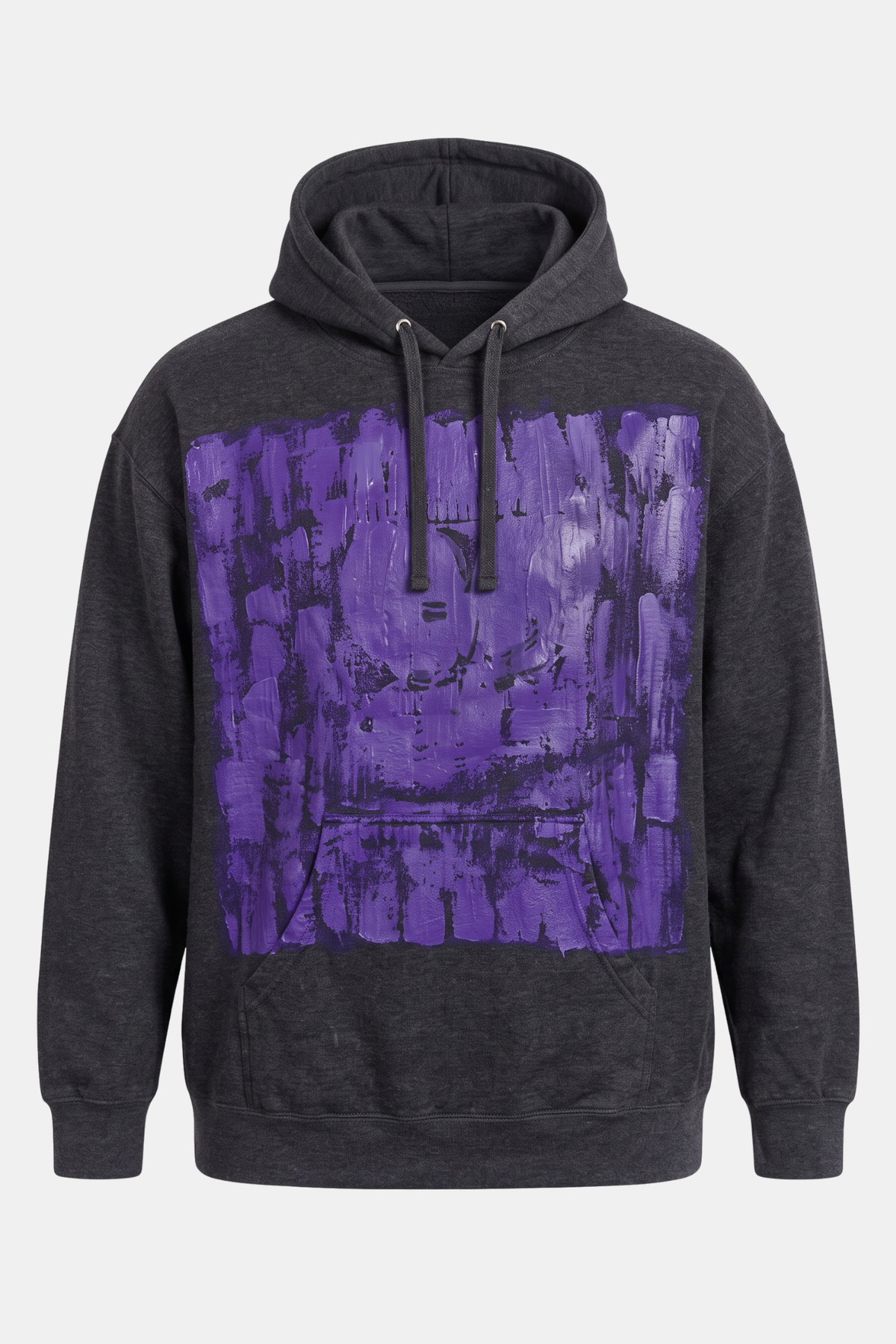 HOODIE upcycled hand painted
