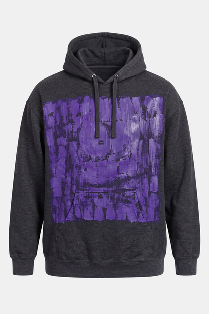 HOODIE upcycled hand painted