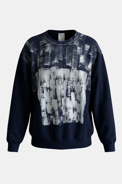 SWEATSHIRT deadstock hand painted