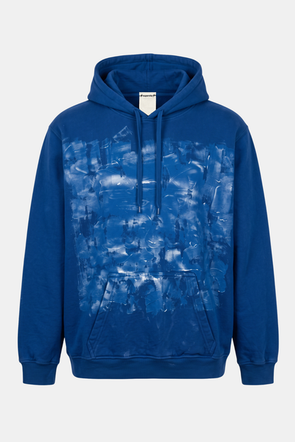 HOODIE upcycled hand painted
