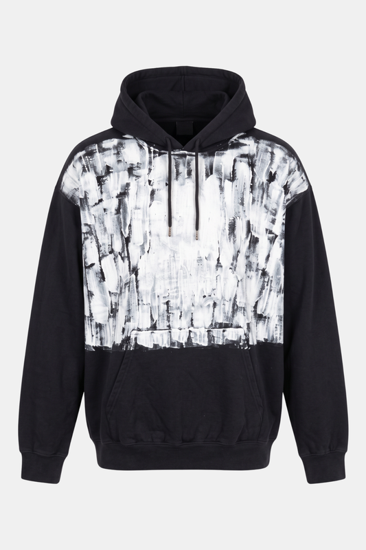 HOODIE upcycled hand painted