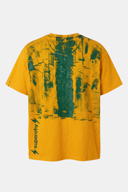 T-SHIRT upcycled hand painted
