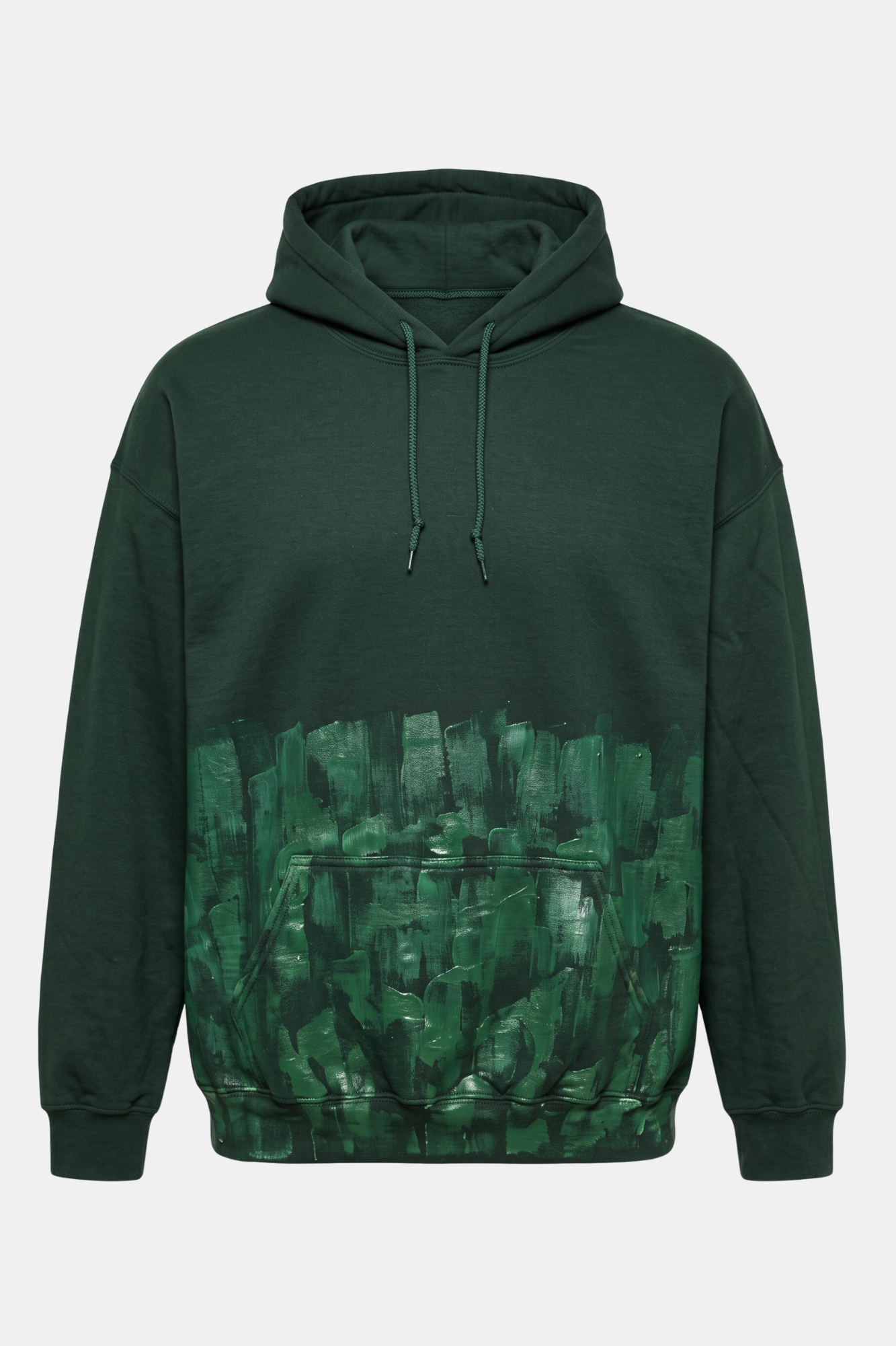 ZIP-UP HOODIE deadstock hand painted