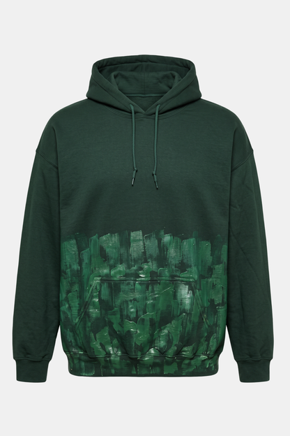 ZIP-UP HOODIE deadstock hand painted