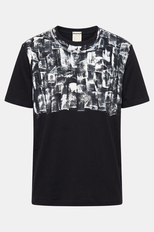 T-SHIRT upcycled hand painted