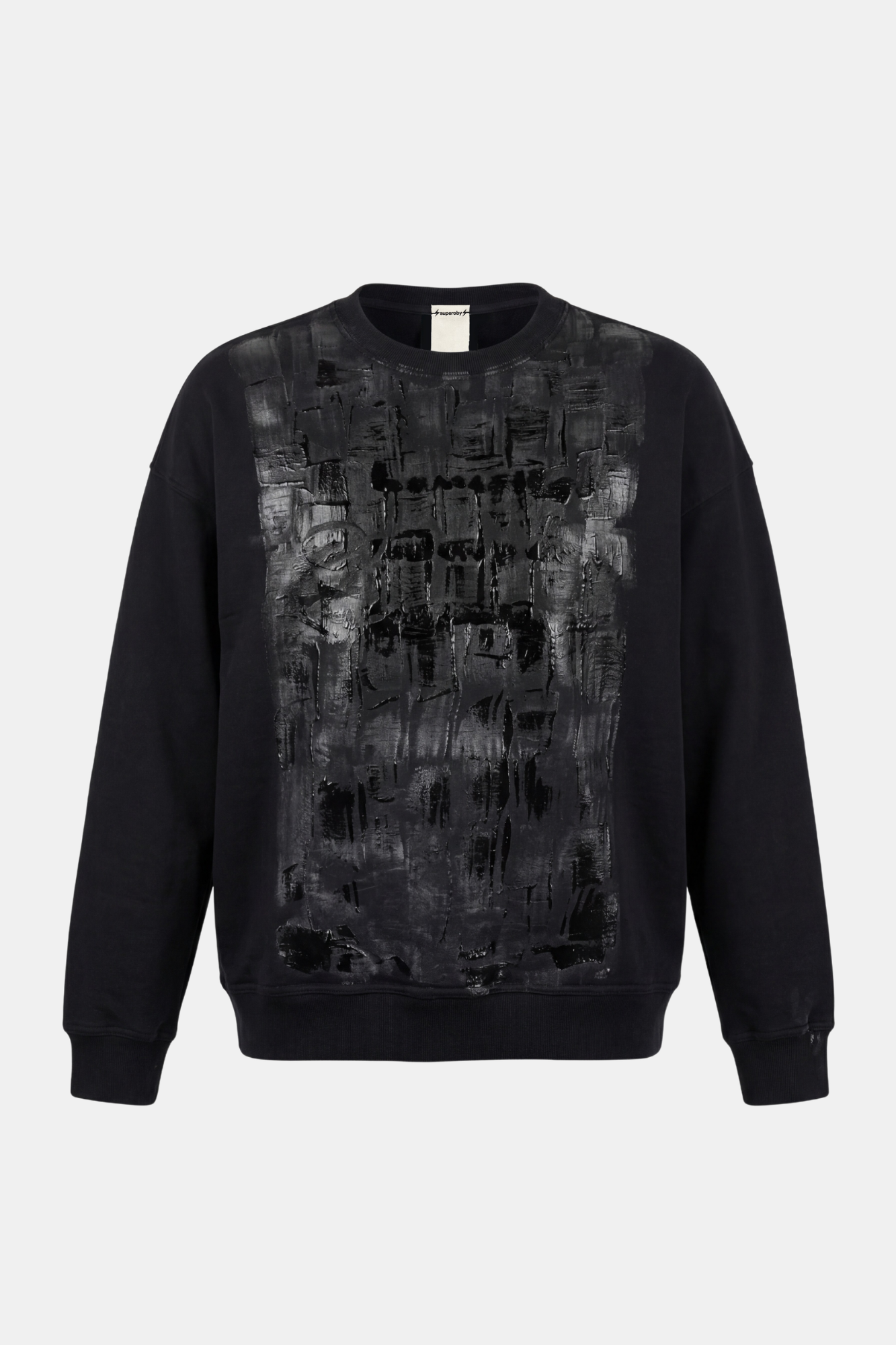 SWEATSHIRT upcycled hand painted