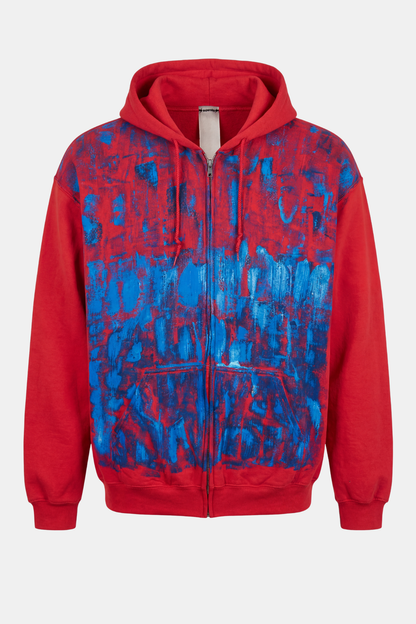 HOODIE deadstock hand painted