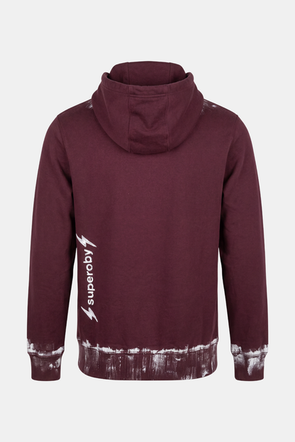 HOODIE upcycled hand painted