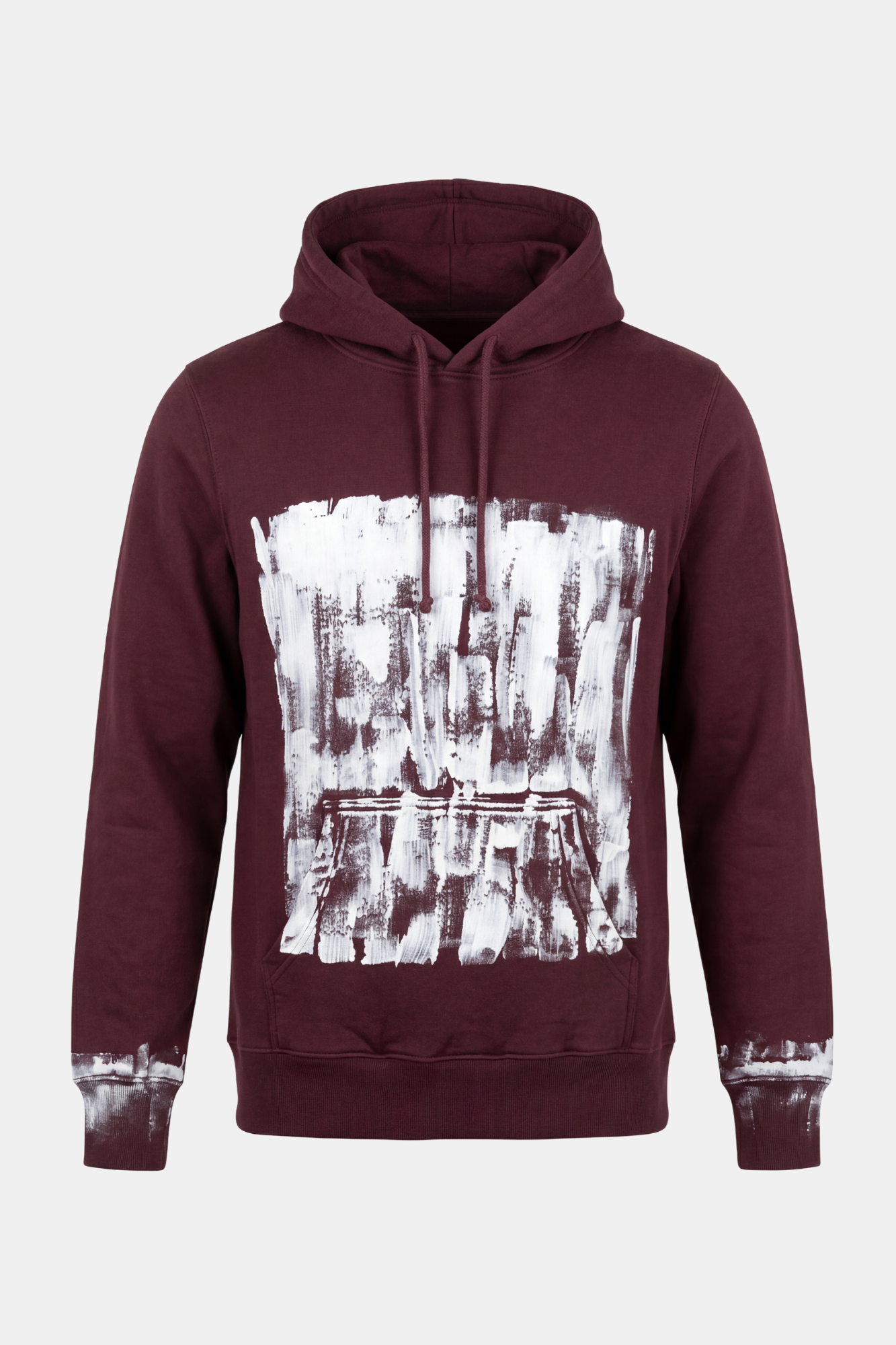 HOODIE upcycled hand painted