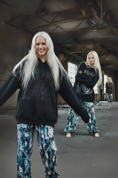 JOGGING/PANT upcycled hand painted
