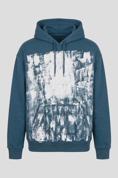 HOODIE upcycled hand painted