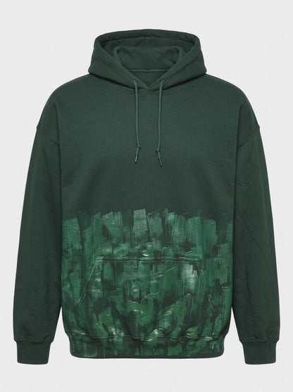 ZIP-UP HOODIE deadstock hand painted