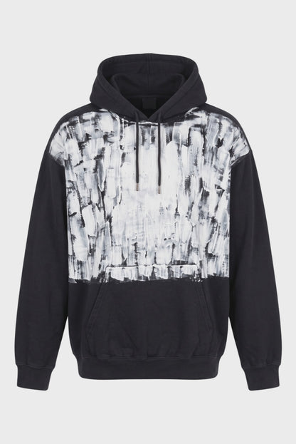 HOODIE upcycled hand painted