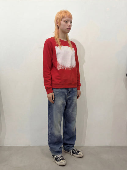 SWEATSHIRT upcycled hand painted