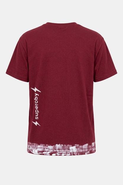 T-SHIRT upcycled hand painted